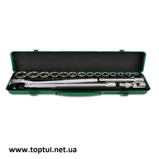 Набір інструменту 1/2" 18од. GCAD1821 TOPTUL