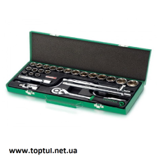 Набір інструменту 1/2" 26од. (6гр) GCAD2601 TOPTUL