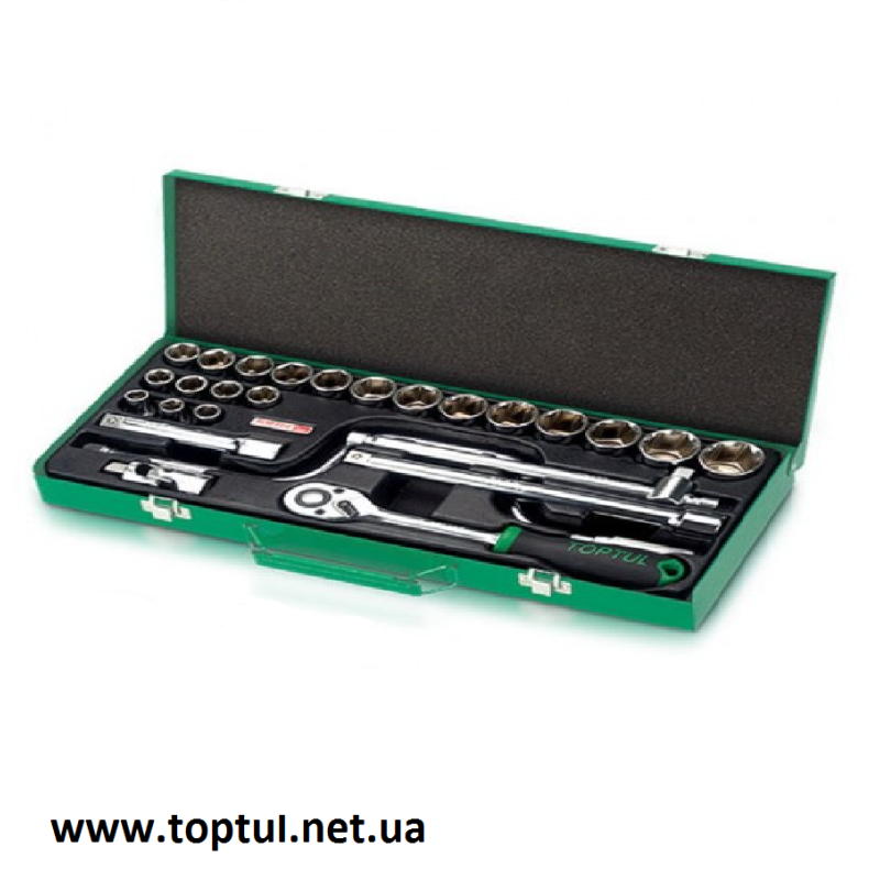 Набор инструмента 1/2" 26ед. (6гр) GCAD2601 TOPTUL