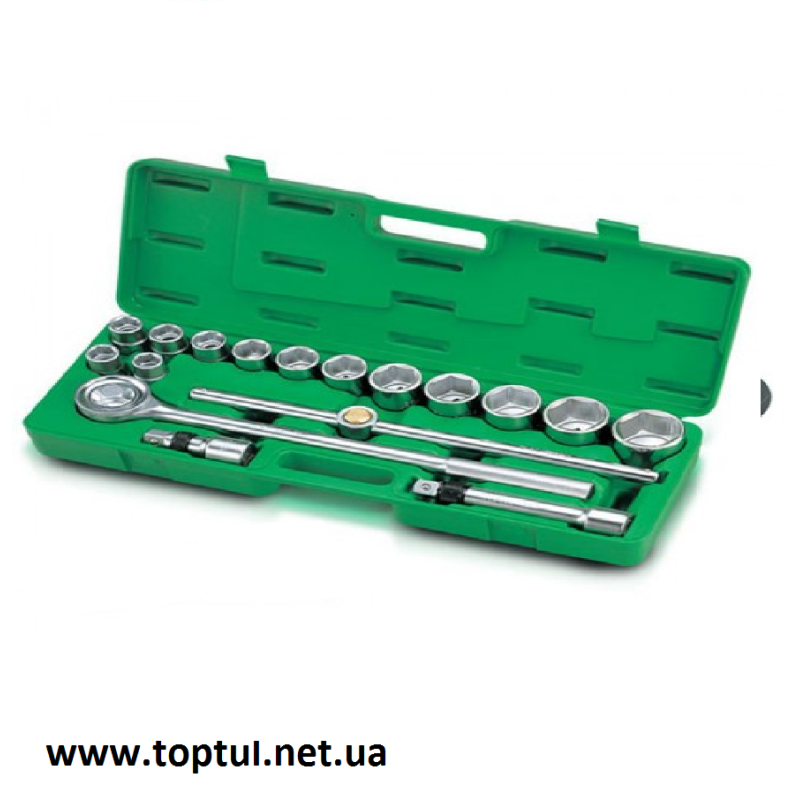 Набор инструмента 3/4" 17ед. (12гр.) GCAI1702 TOPTUL