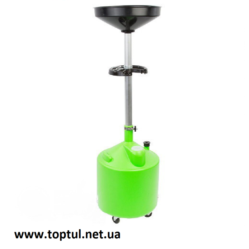 Установка для слива масла пластиковая (75л, GREEN) G.I. KRAFT HDP-75