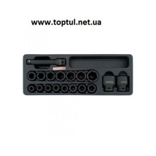 Набір головок ударних 1/2" + подовжувач 18од. GCAT1807 TOPTUL