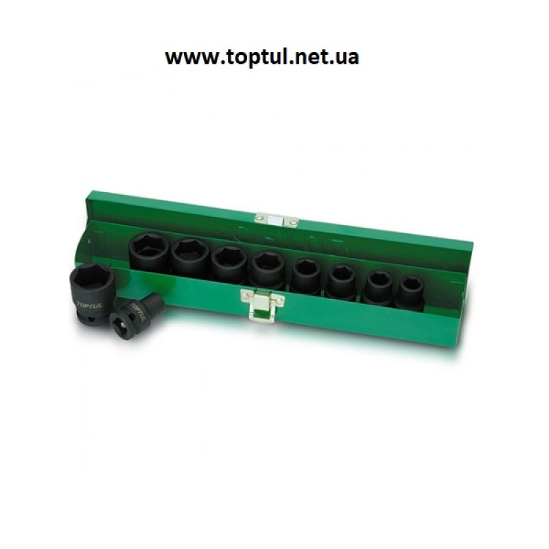 Набор головок ударных 1/2" 10-24мм 10ед. GDAD1001 TOPTUL