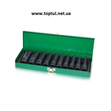 Набір головок ударних довгих 1/2 "10-24мм 10од. GDAD1002 TOPTUL