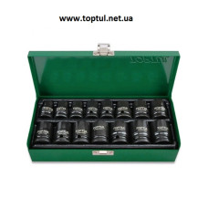 Набір головок ударних 1/2 "10-24мм 15од. GDAD1501 TOPTUL