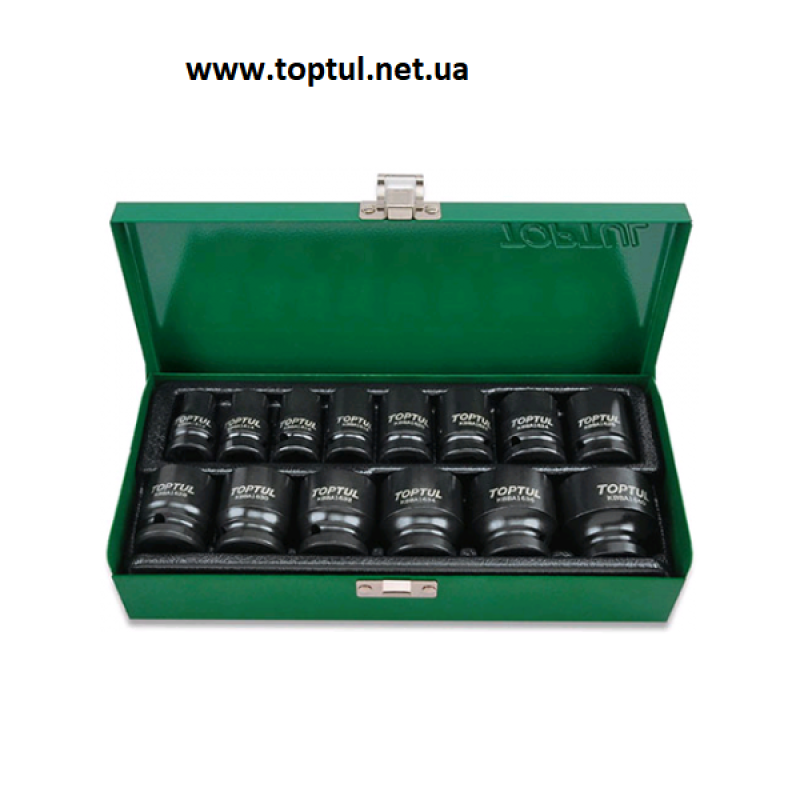Набір головок ударних дюймових 3/8 "... 1-1 / 4" 14од. GEAD1401 TOPTUL