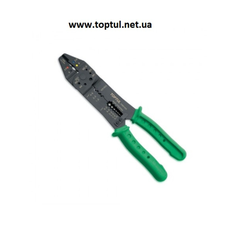 Клещи для обжимки клемм и снятия изоляции  TOPTUL DIBB1009