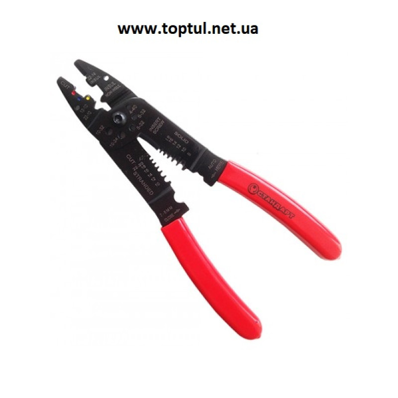 Пресс-клещи для обжима клемм и снятия изоляции, 8.5" PLM0850 STANDART